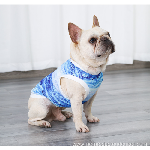 hotsale moda verano abrigo perro camiseta mascota